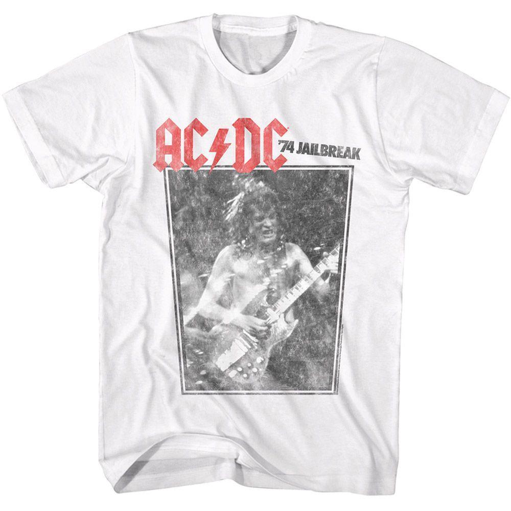 Acdc Jailbreak White Adult T Shirt